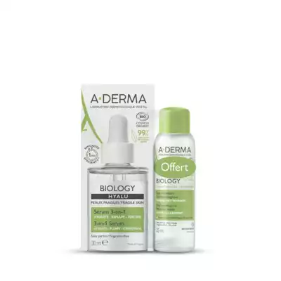 Aderma Biology Hyalu Sérum 3 En 1 Fl Pipette/30ml+eau Micellaire à Touques